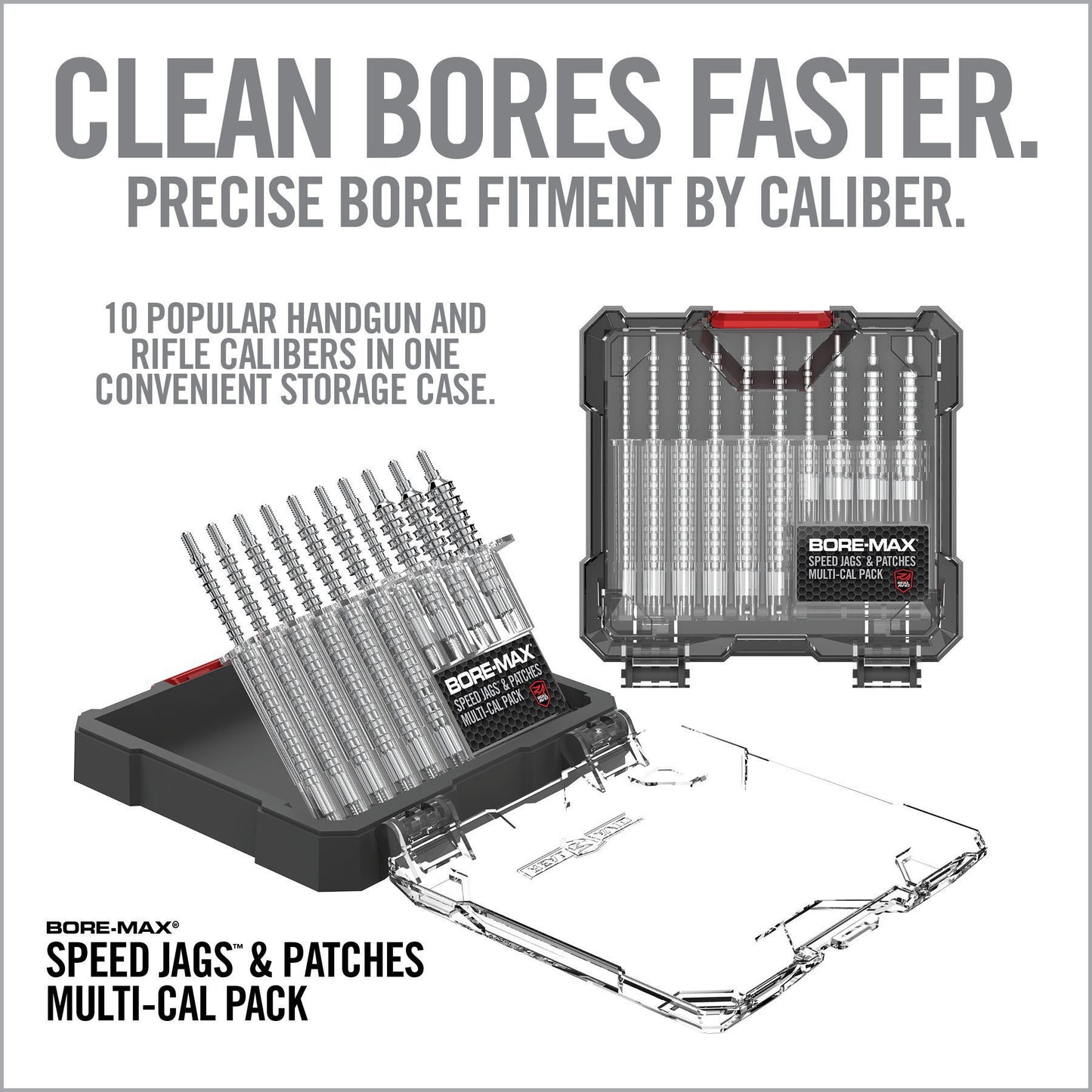 12 Image for Bore-Max® Speed Jags™ & Patches Multi-Cal Pack-Real Avid