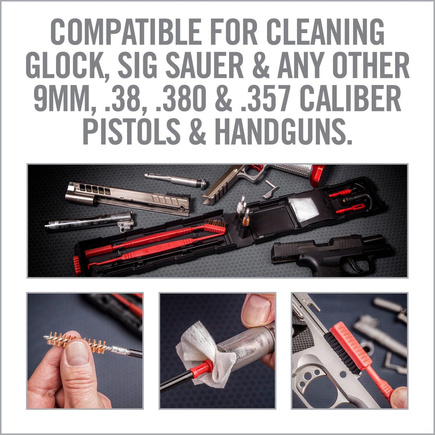 9th Image for Prime-9™ 9mm Handgun Cleaning Kit - Real Avid