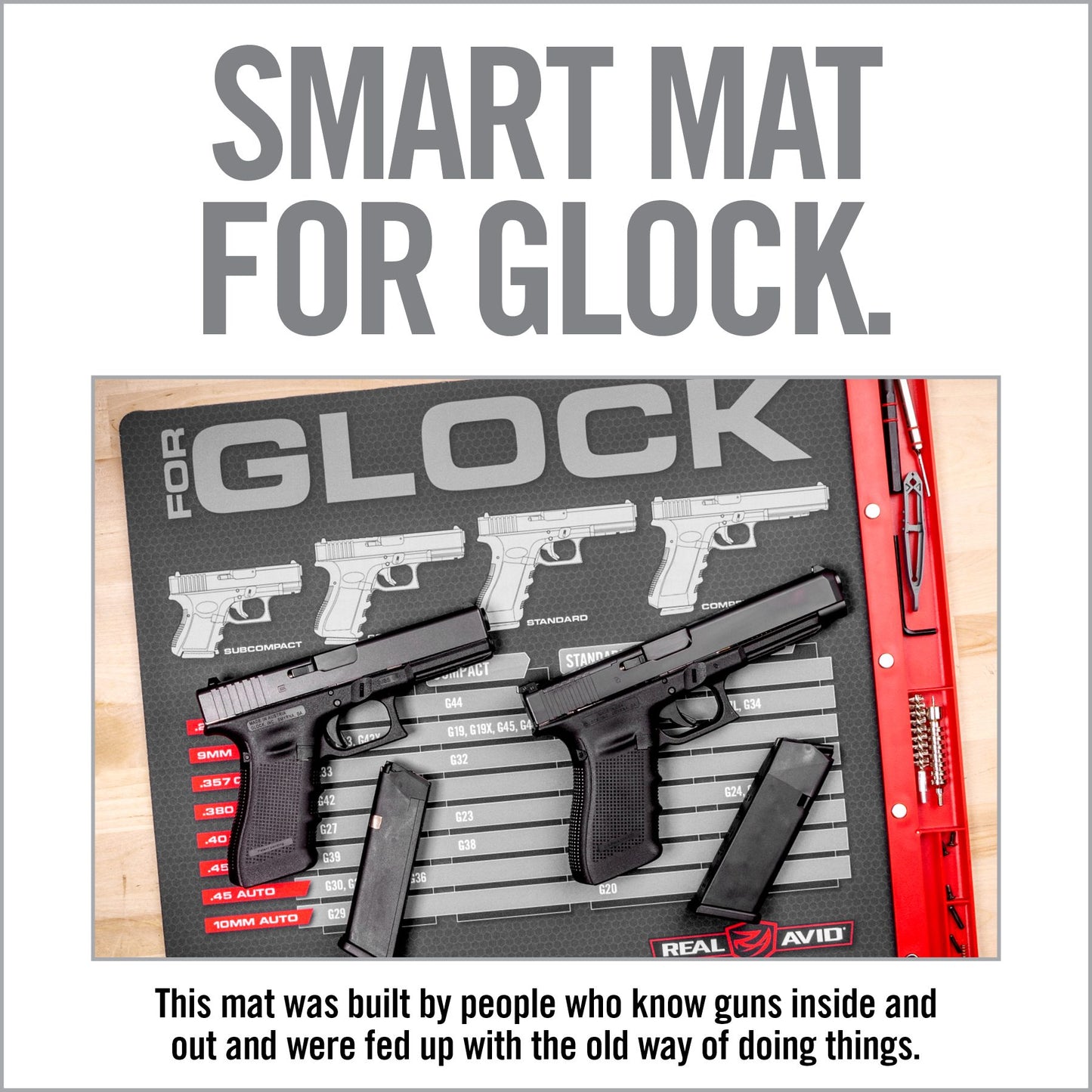 11 Image for Smart Mat® for Glock* Pistols-Real Avid