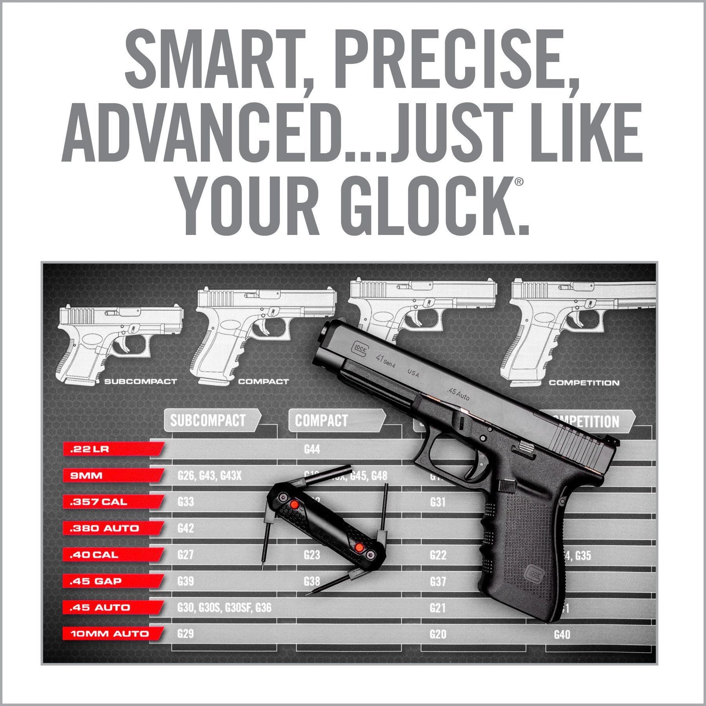10th Image for 4-In-1 Tool™ For Glock* - Real Avid