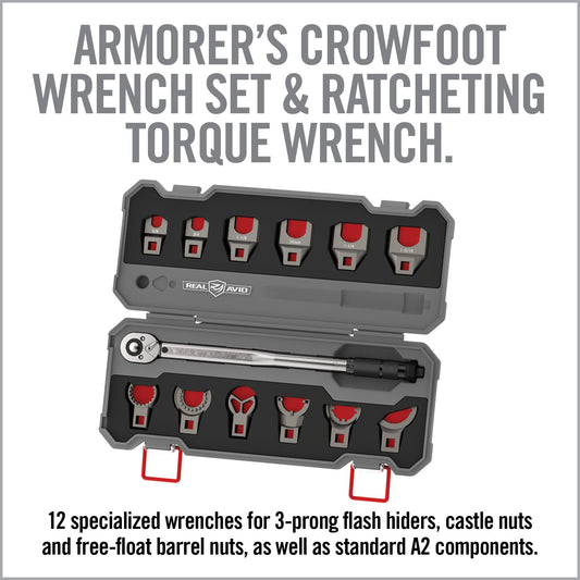 Alternate Image for Master-Fit® 13-Piece AR15 Crowfoot Wrench Set-Real Avid-Real Avid