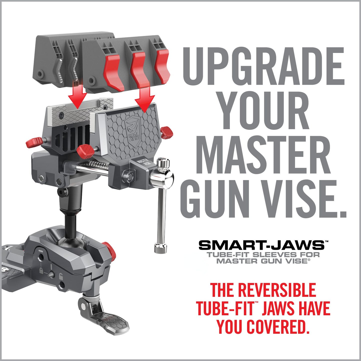 9th Image for Smart-Jaws™ — Tube-Fit™ for Master Gun Vise® - Real Avid