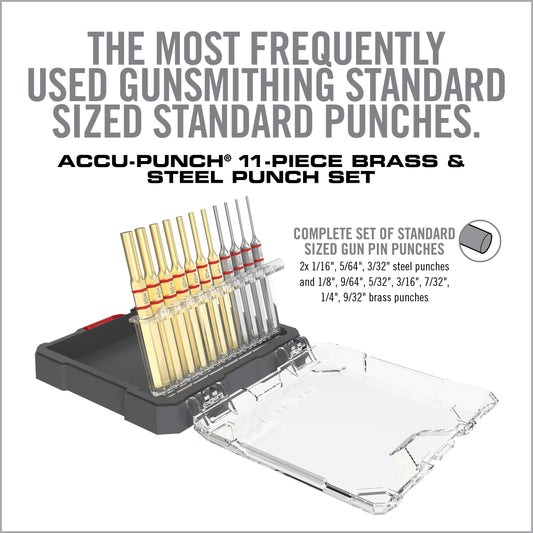 Alternate Image for Accu-Punch® 11-Piece Standard Brass & Steel Pin Punch Set-Real Avid-Real Avid