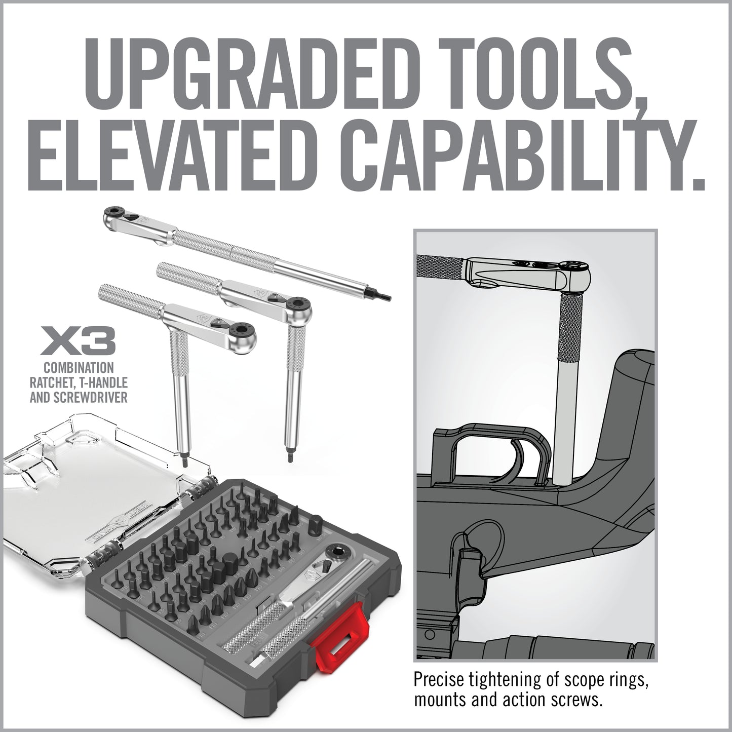 X3™ Driver 57-Piece Gunsmithing Bit Set