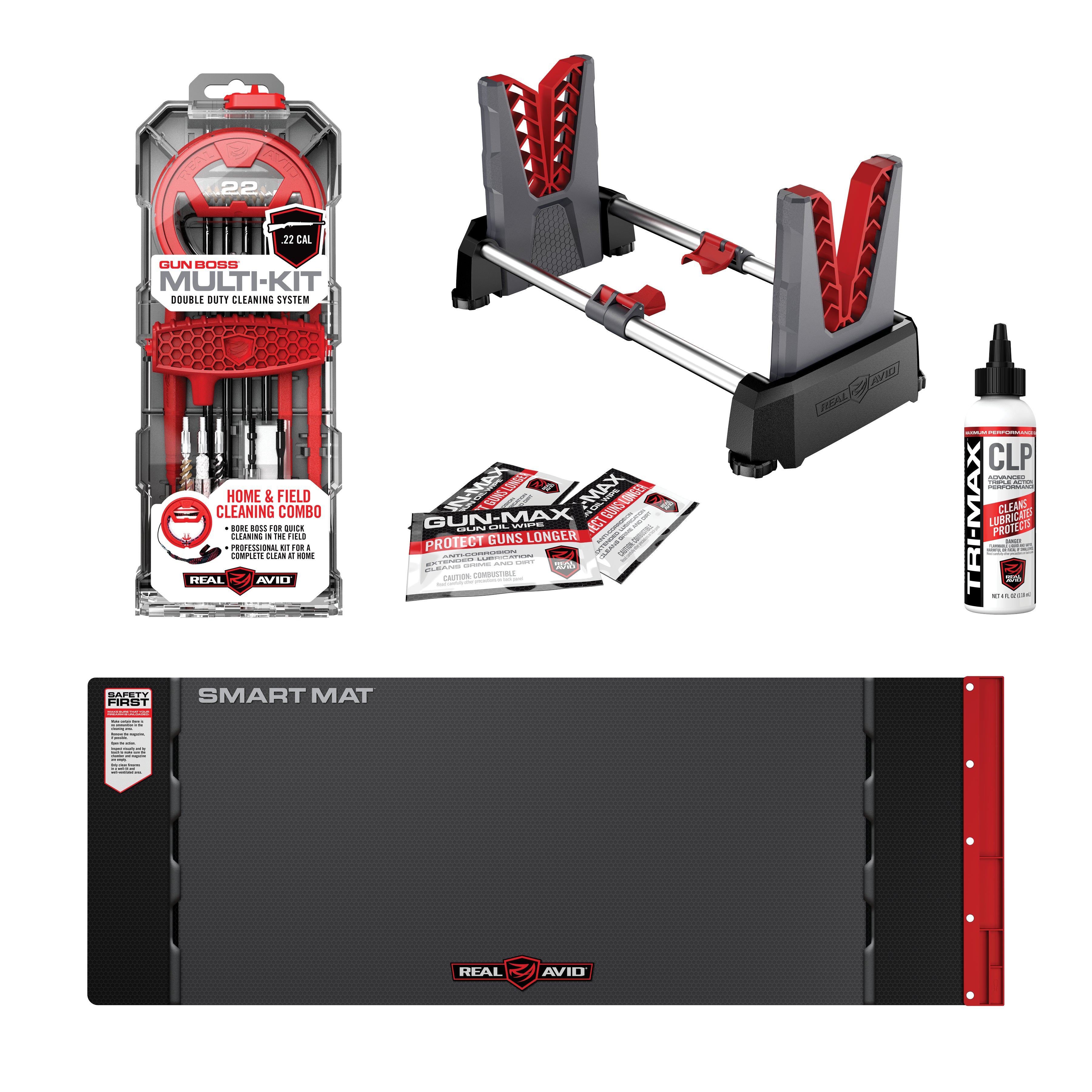 Gun Boss® Multi-Kit .22 cal Rifle Cleaning Pack – Real Avid
