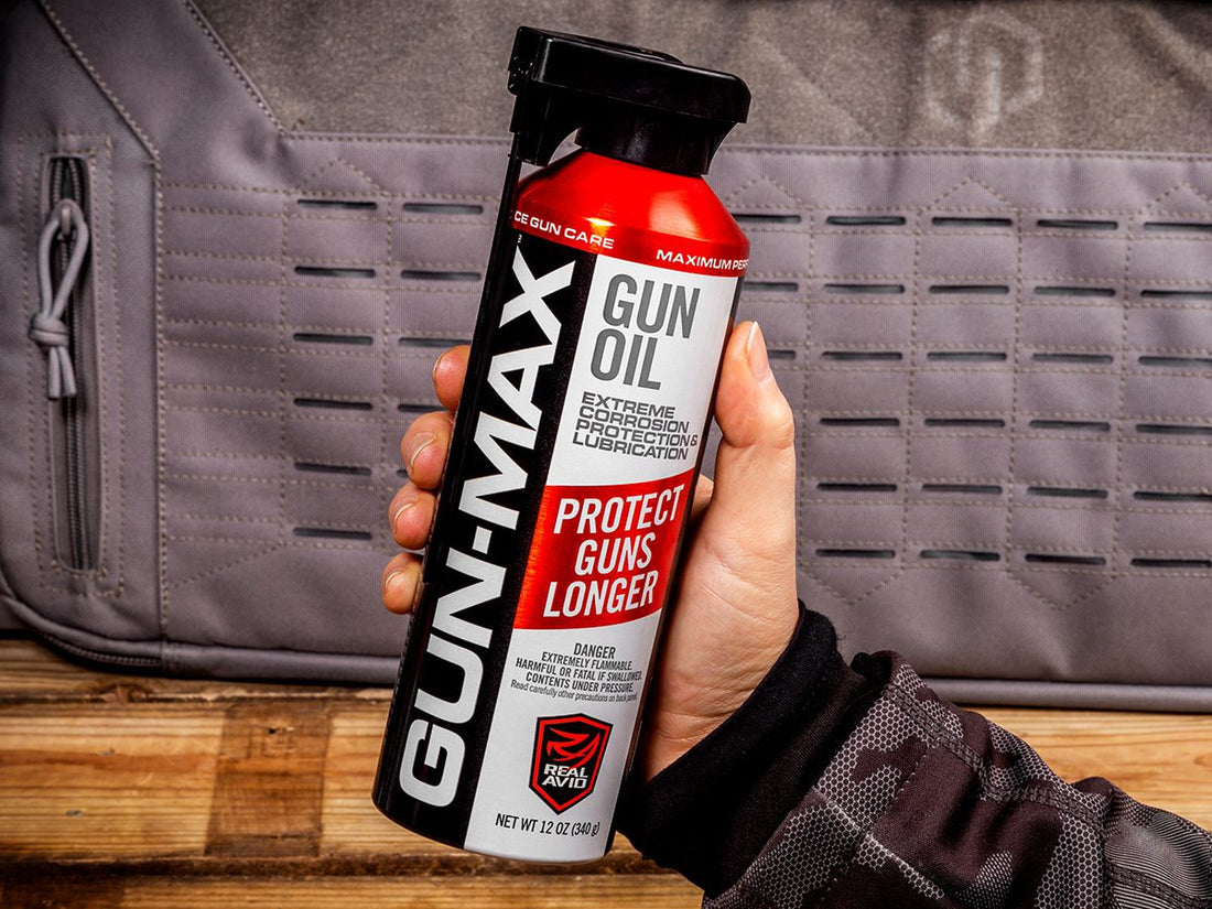 Gun-Max Gun Oil - 12 oz Aerosol: Extreme Corrosion Protection & Lubri Real Avid Gun-Max Gun Oil - 12 oz Aerosol: Extreme Corrosion Protection & Lubri Real Avid