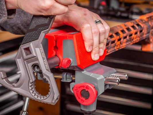 Main Image for Product Spotlight-Enhanced Functionality and Unrivaled Versatility – Smart-Jaws™ – Multi-Fit™ Sleeves for Master Gun Vise®-Real Avid