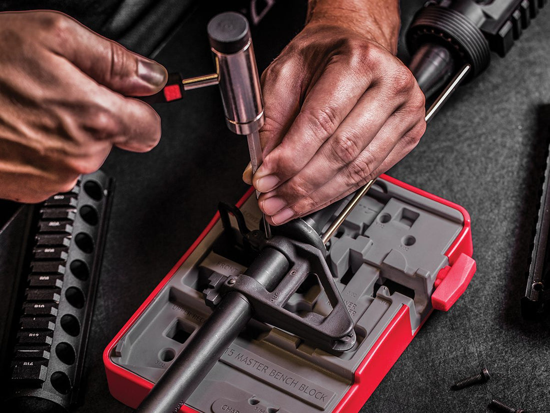 Main Image for Product Spotlight-Master Bench Block® - AR15: Elevating Craftsmanship in Gun Assembly-Real Avid