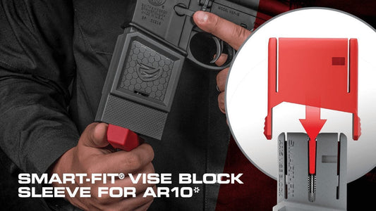 Main Image for Product Spotlight-Upgrade Your AR10 gun building experience with the Smart-Fit Vise Block Sleeve for AR10-Real Avid