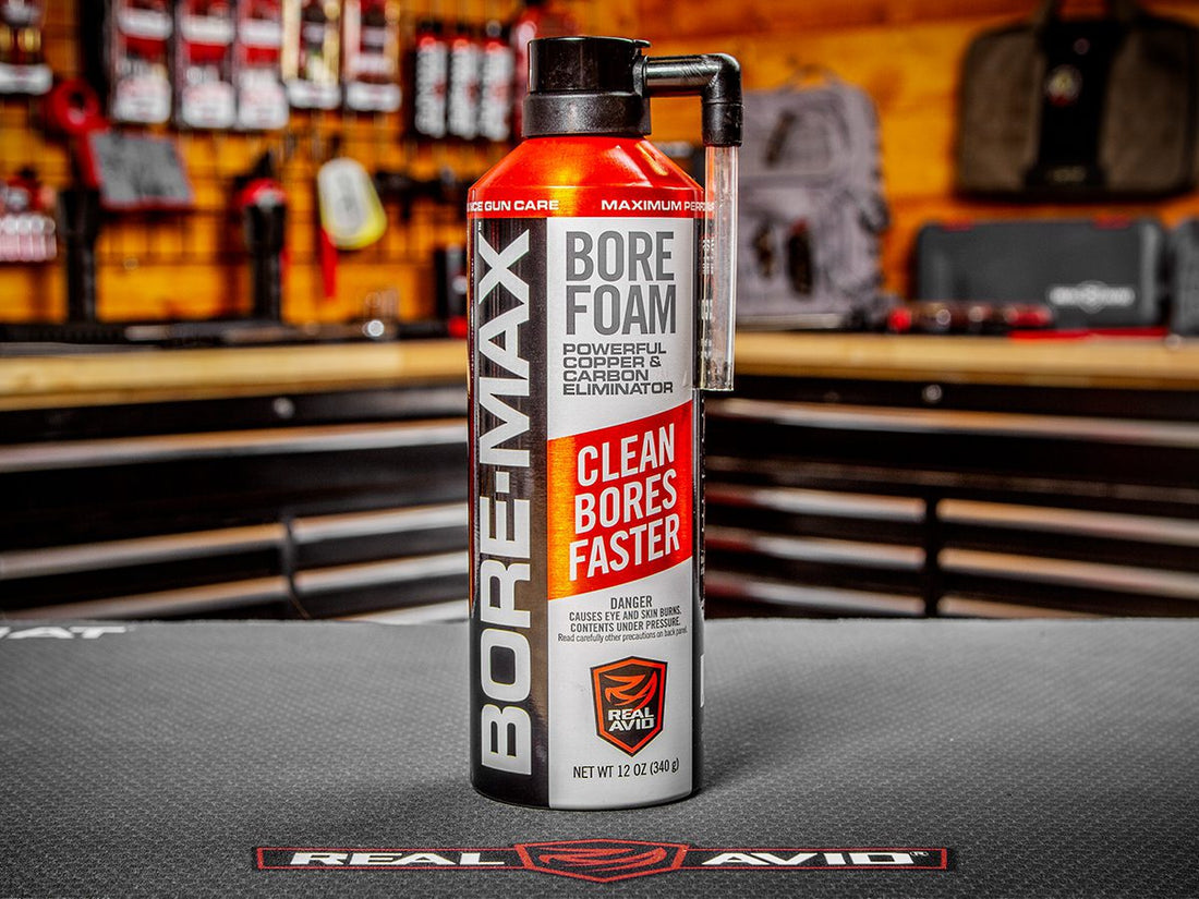 Main Image for Product Spotlight-Revolutionize Your Gun Cleaning Process with Bore-Max® Bore Foam - 12 oz Aerosol: The Ultimate Copper and Carbon Eliminator-Real Avid