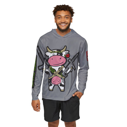 Udder Chaos - Men's Sports Warmup Hoodie (AOP)