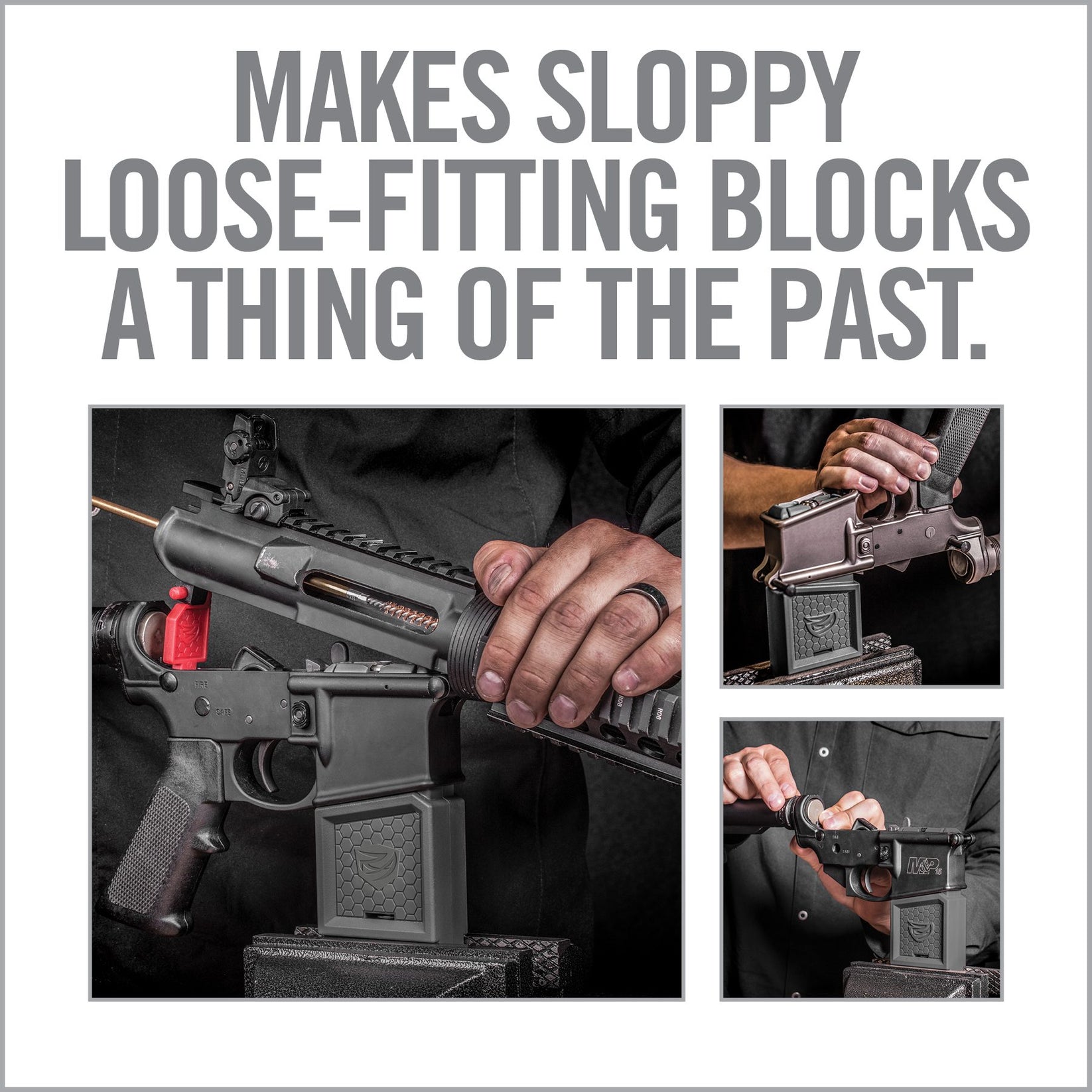 Smart-Fit® AR15 Vise Block With Sleeve For AR10* – Real Avid