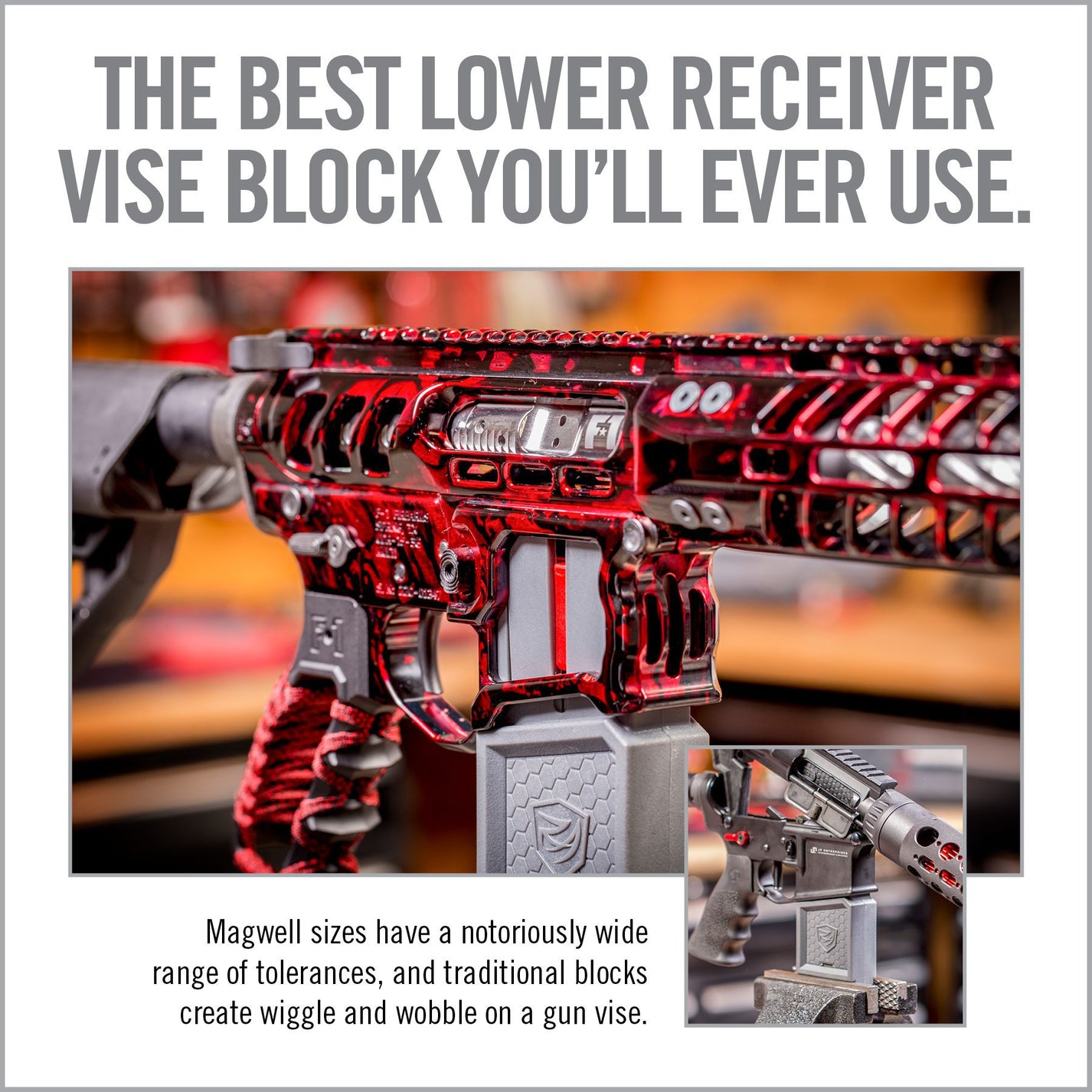 Smart-Fit® AR15 Vise Block – Real Avid