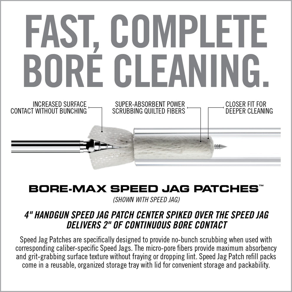 Bore-Max® Speed Jag Patches™ Refill – Real Avid