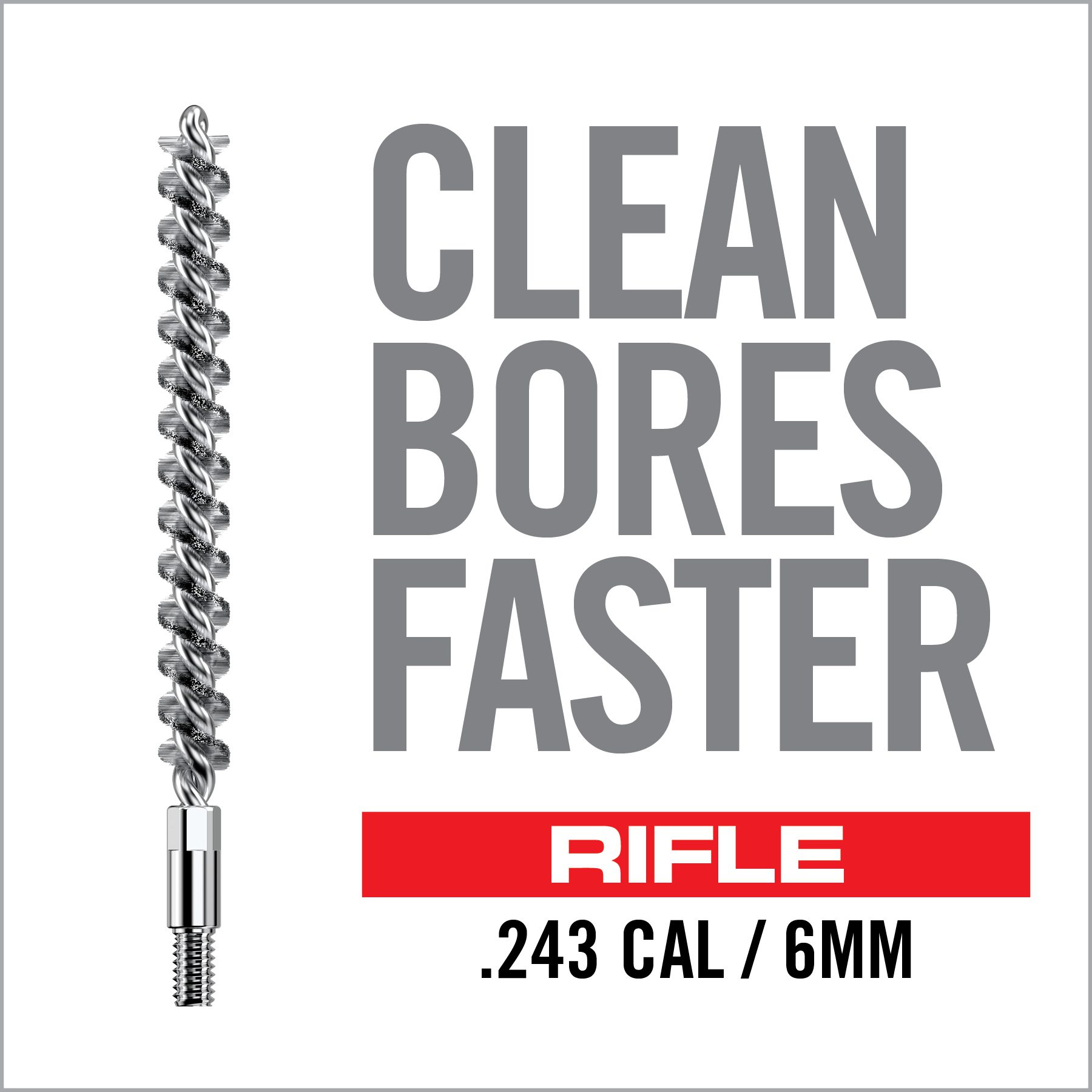 7 Image for Bore-Max® Speed Brush®-.243 CAL / 6MM-Real Avid