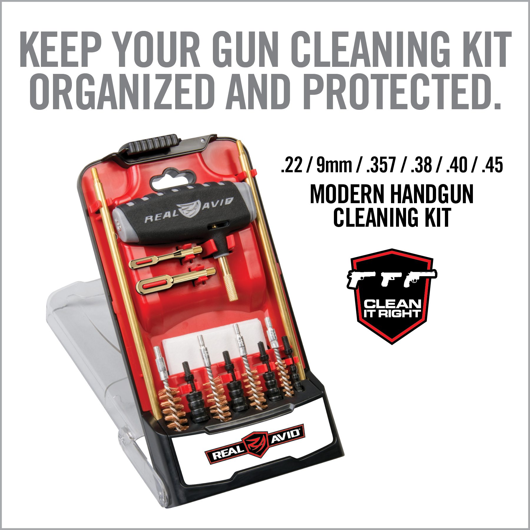 3 Image for Gun Boss® Pro - Handgun Cleaning Kit-Real Avid