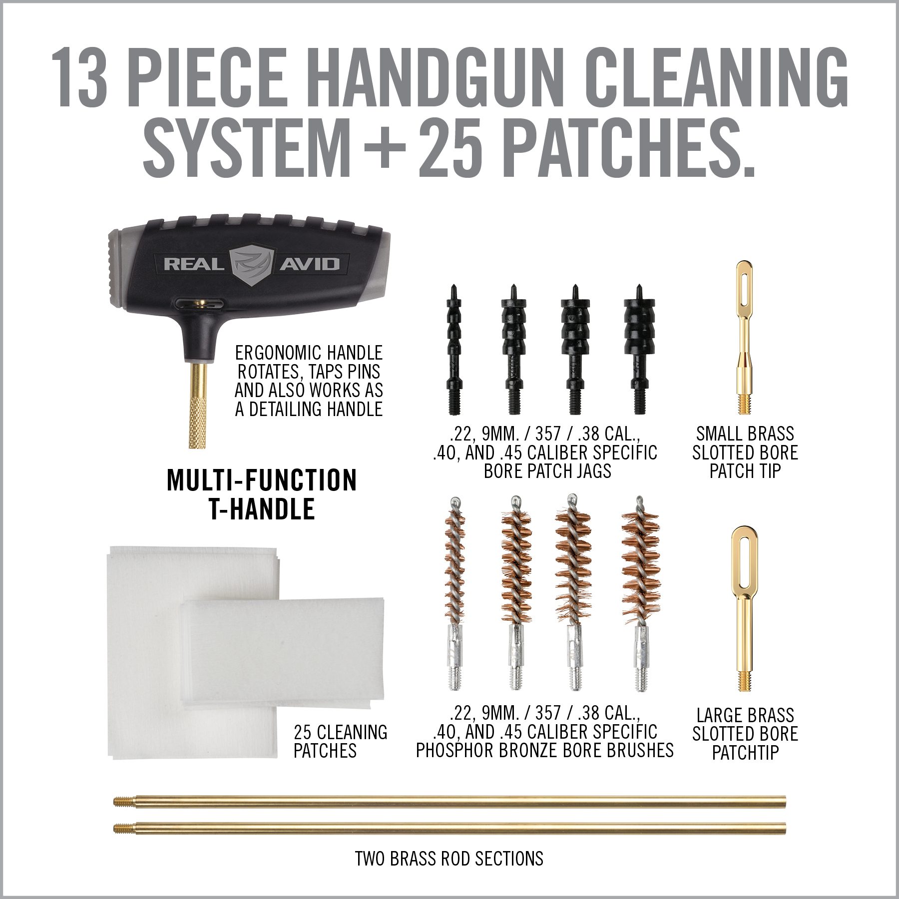 6 Image for Gun Boss® Pro - Handgun Cleaning Kit-Real Avid