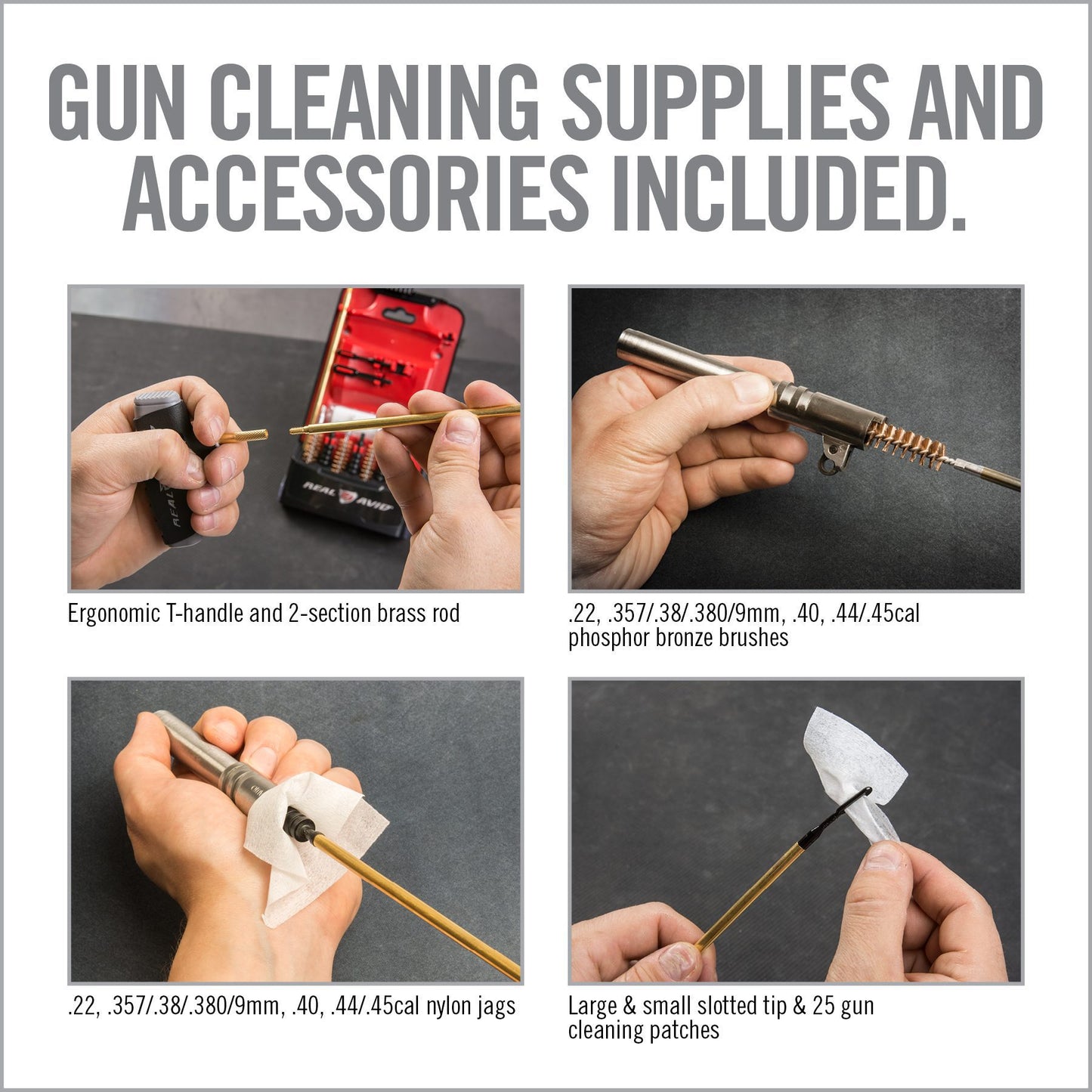 8 Image for Gun Boss® Pro - Handgun Cleaning Kit-Real Avid