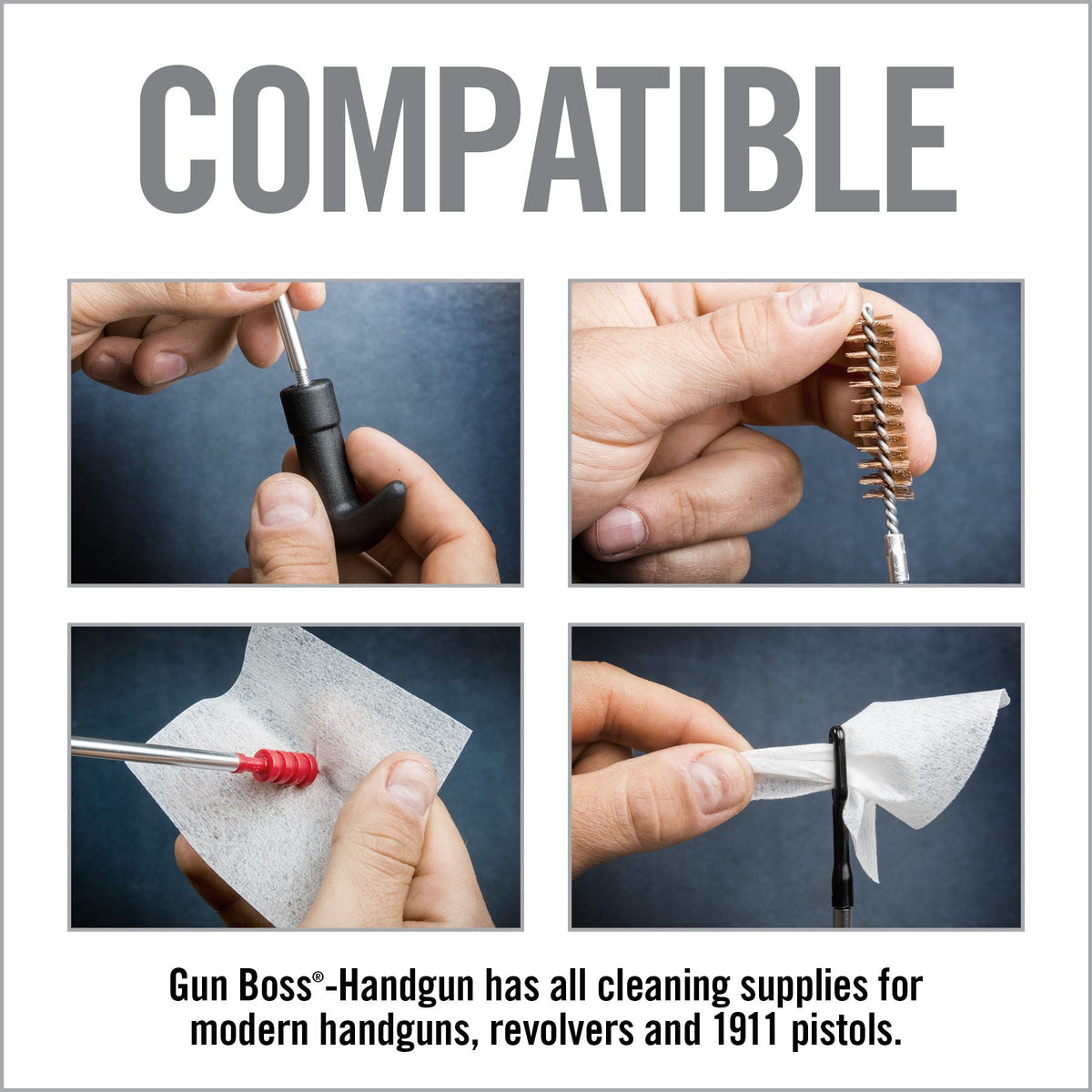 7 Image for Gun Boss® - Handgun Cleaning Kit-Real Avid