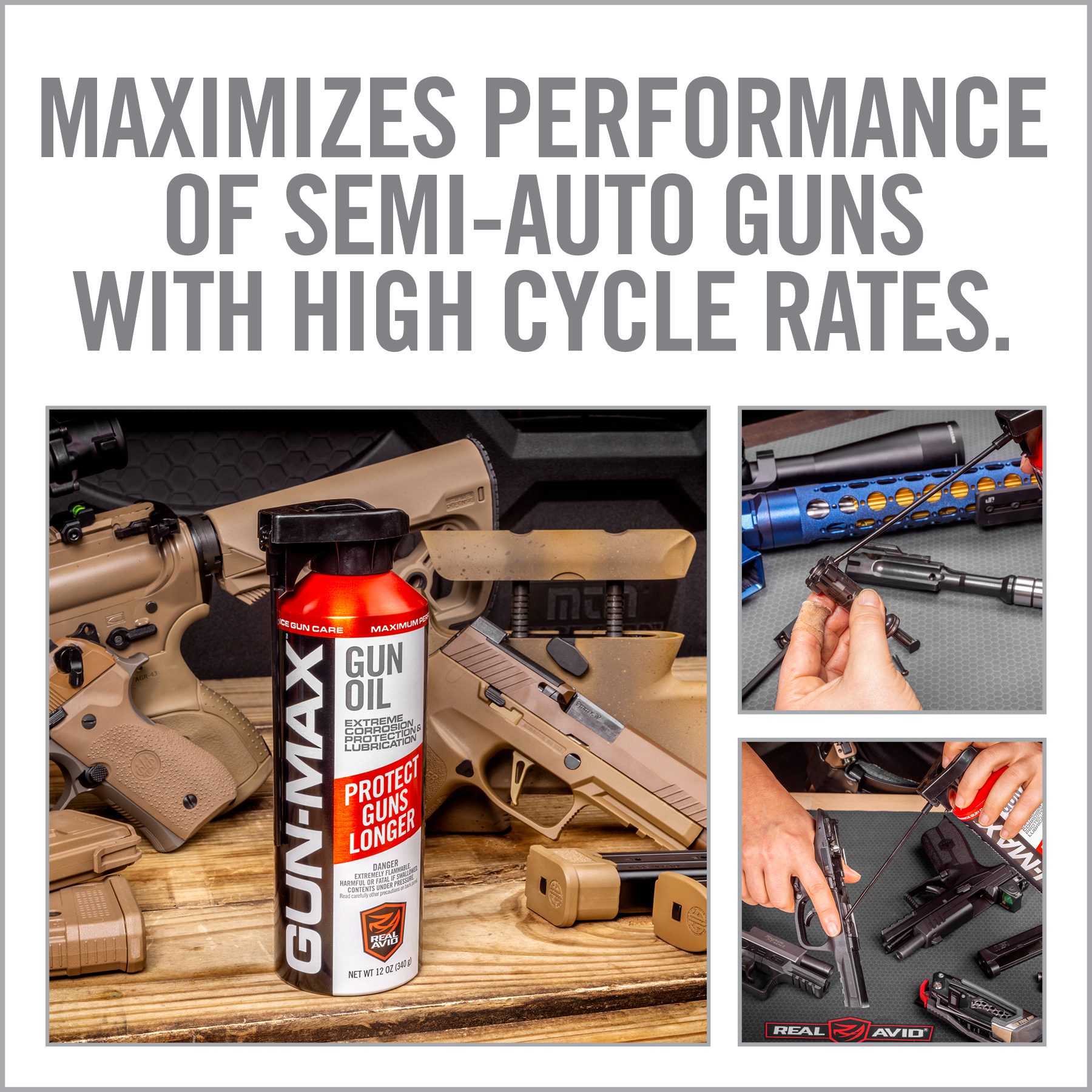 Gun-Max Gun Oil - 12 oz Aerosol Real Avid Gun-Max Gun Oil - 12 oz Aerosol Real Avid
