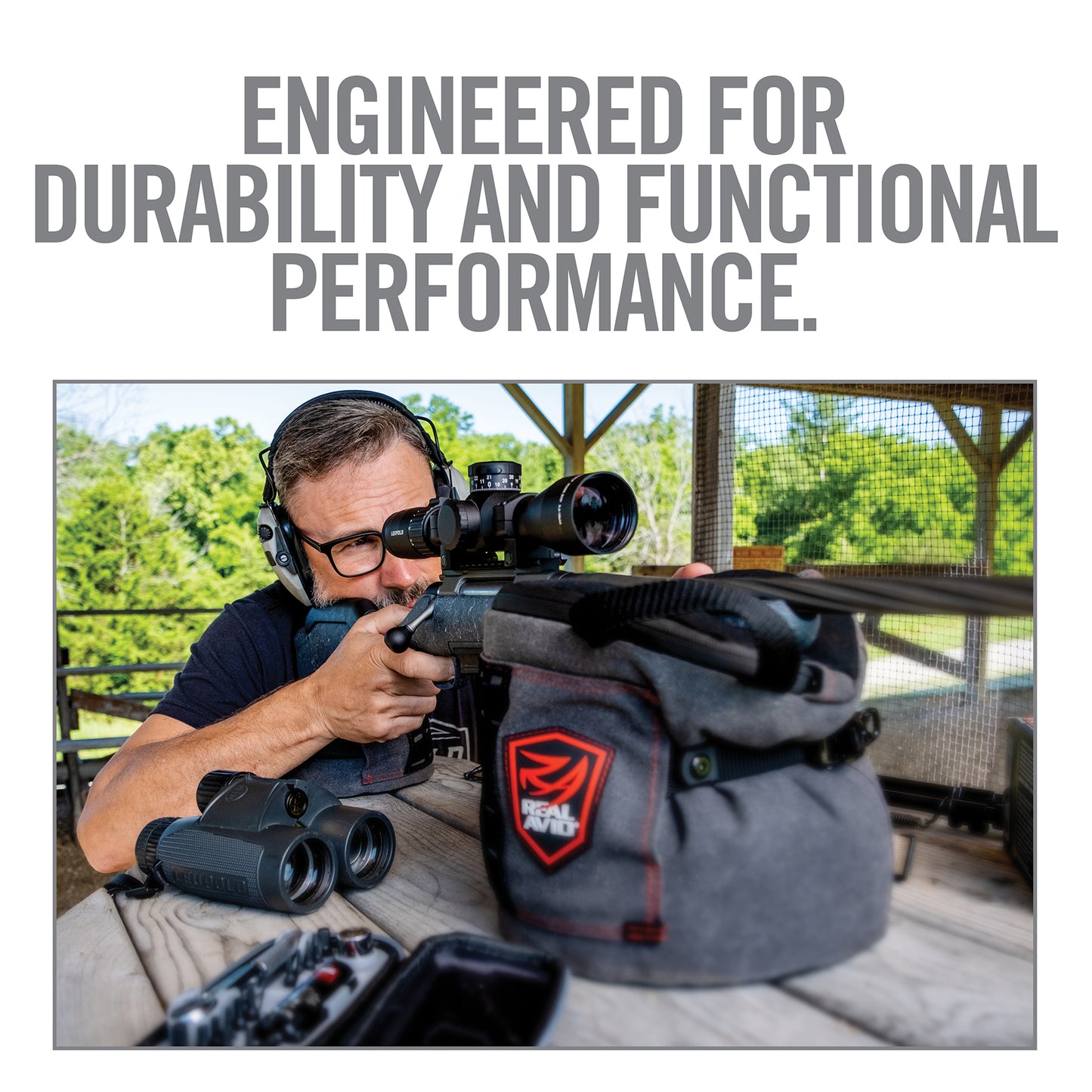 Ratchet Rest™ – Adjustable Height Shooting Bags