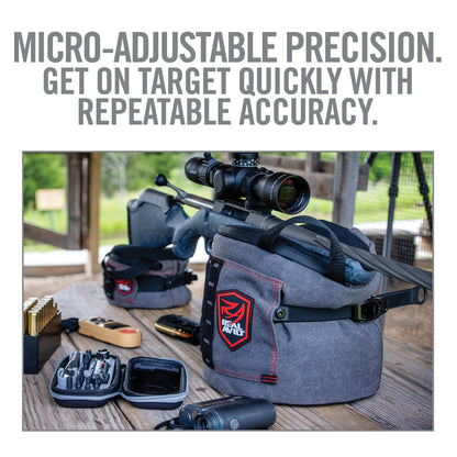 Ratchet Rest™ – Adjustable Height Shooting Bags