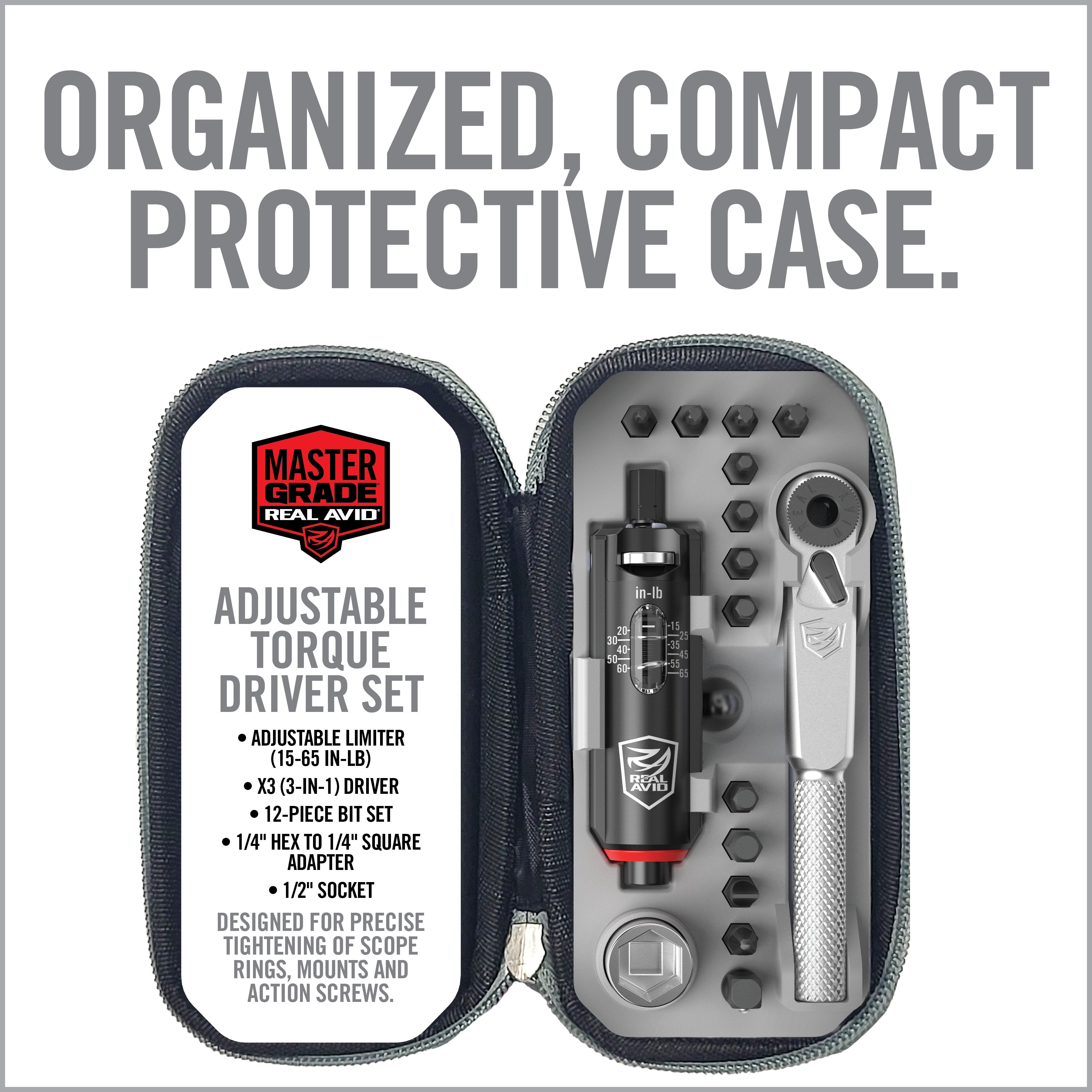 Smart-Torq® Adjustable Limiter & X3™ Driver Kit – Real Avid