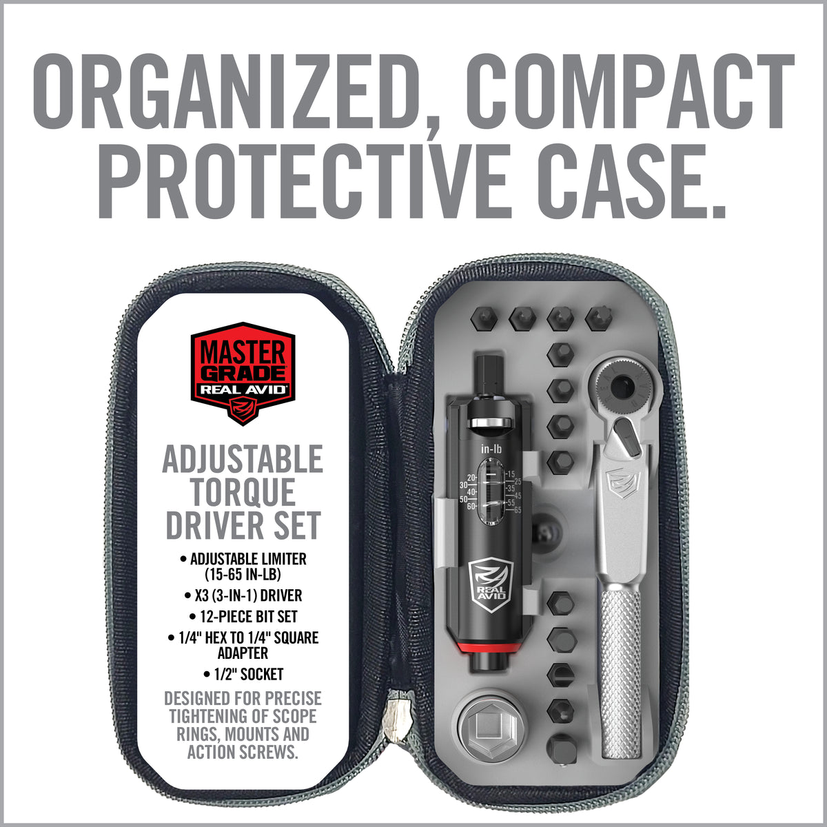 Smart-Torq® Adjustable Limiter & X3™ Driver Kit – Real Avid