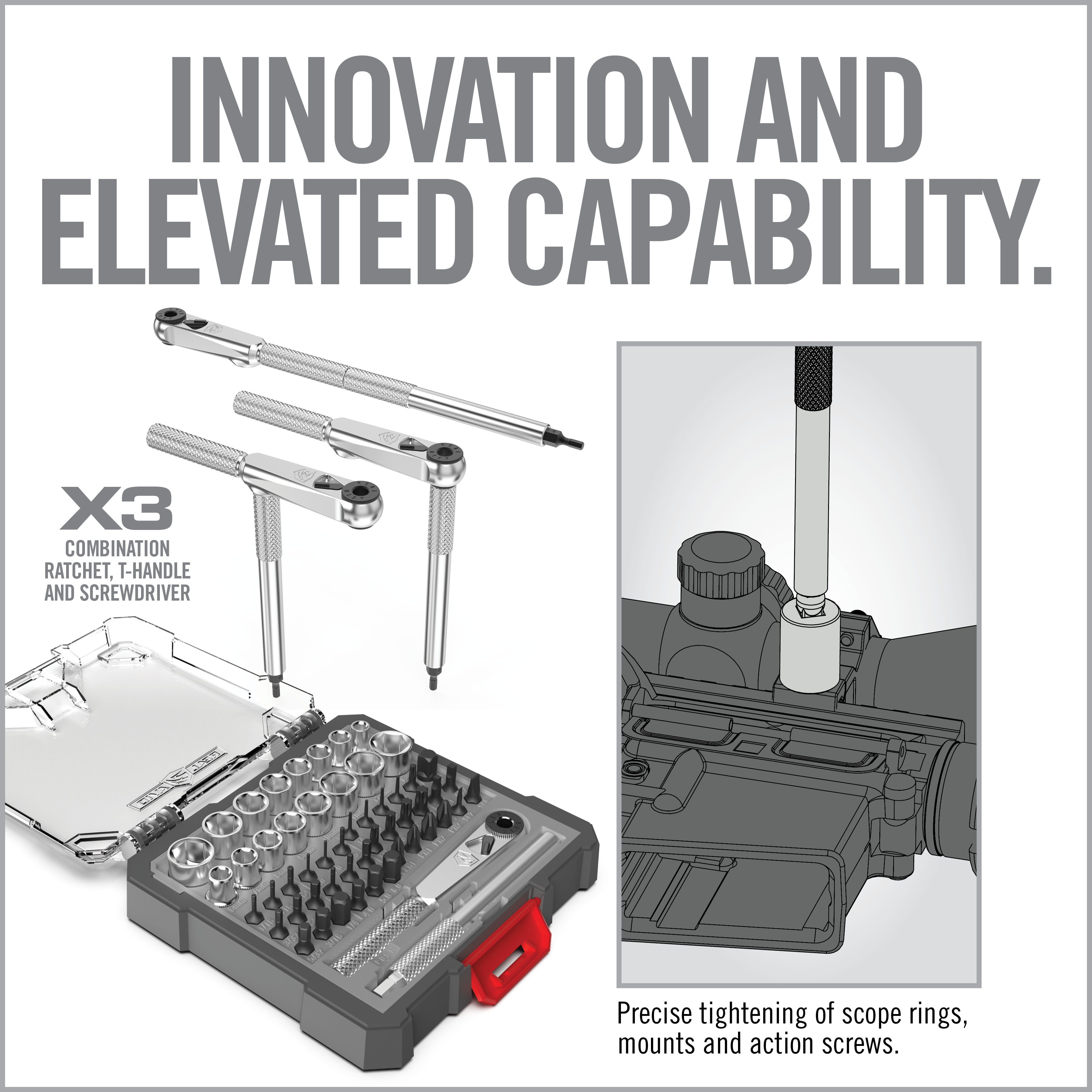 X3™ Driver 52-Piece Socket & Gunsmithing Bit Set – Real Avid