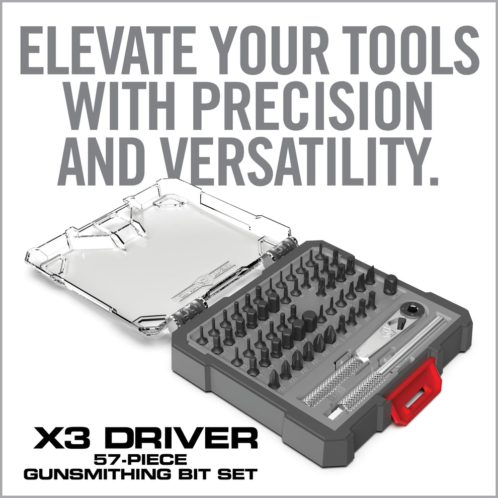 Gun Bit Set X3™ Driver 57-Piece Gunsmithing Bit Set – Real Avid