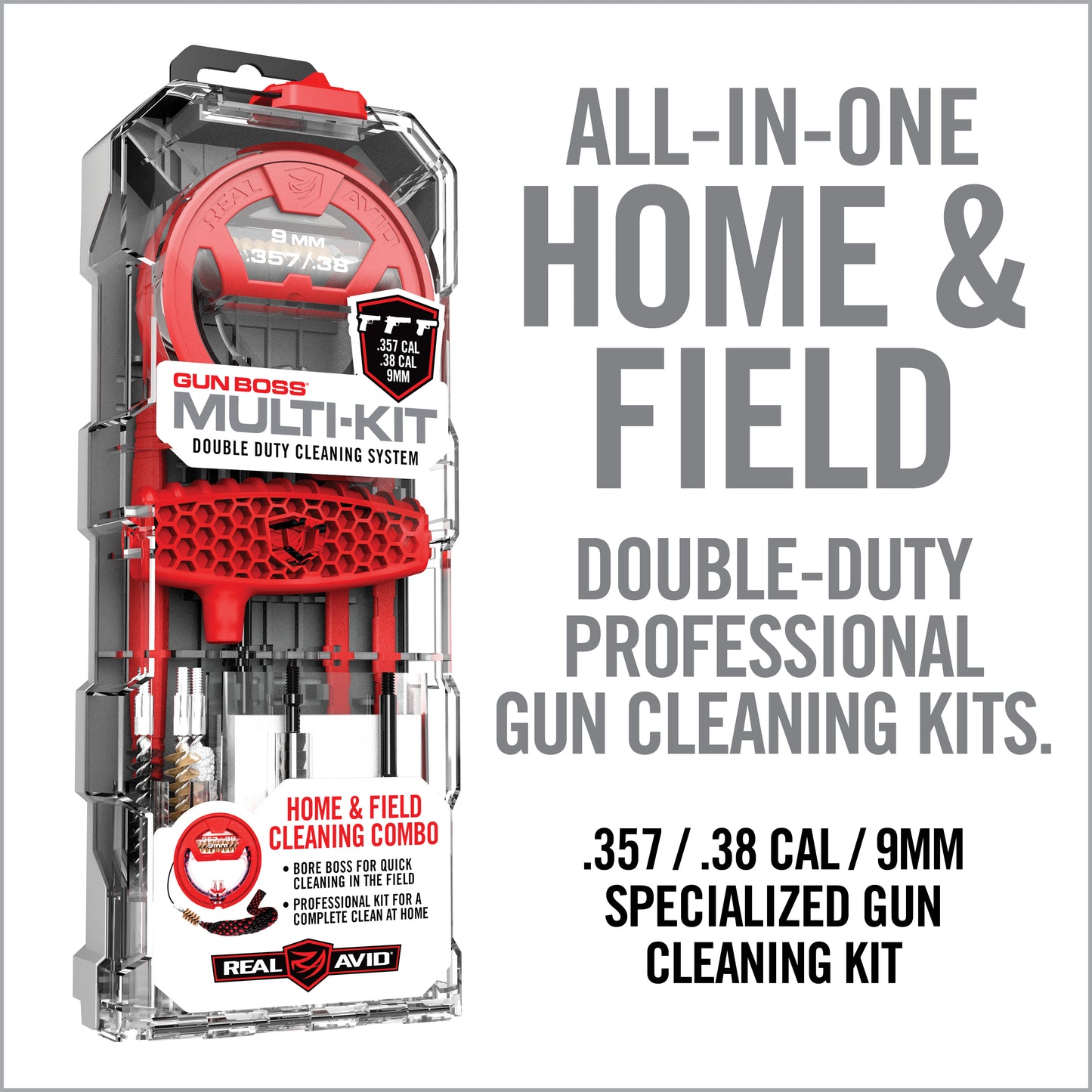 Gun Boss® Multi-Kit 9mm Handgun Cleaning Pack
