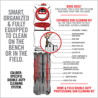 Gun Boss® Multi-Kit 9mm Handgun Cleaning Pack