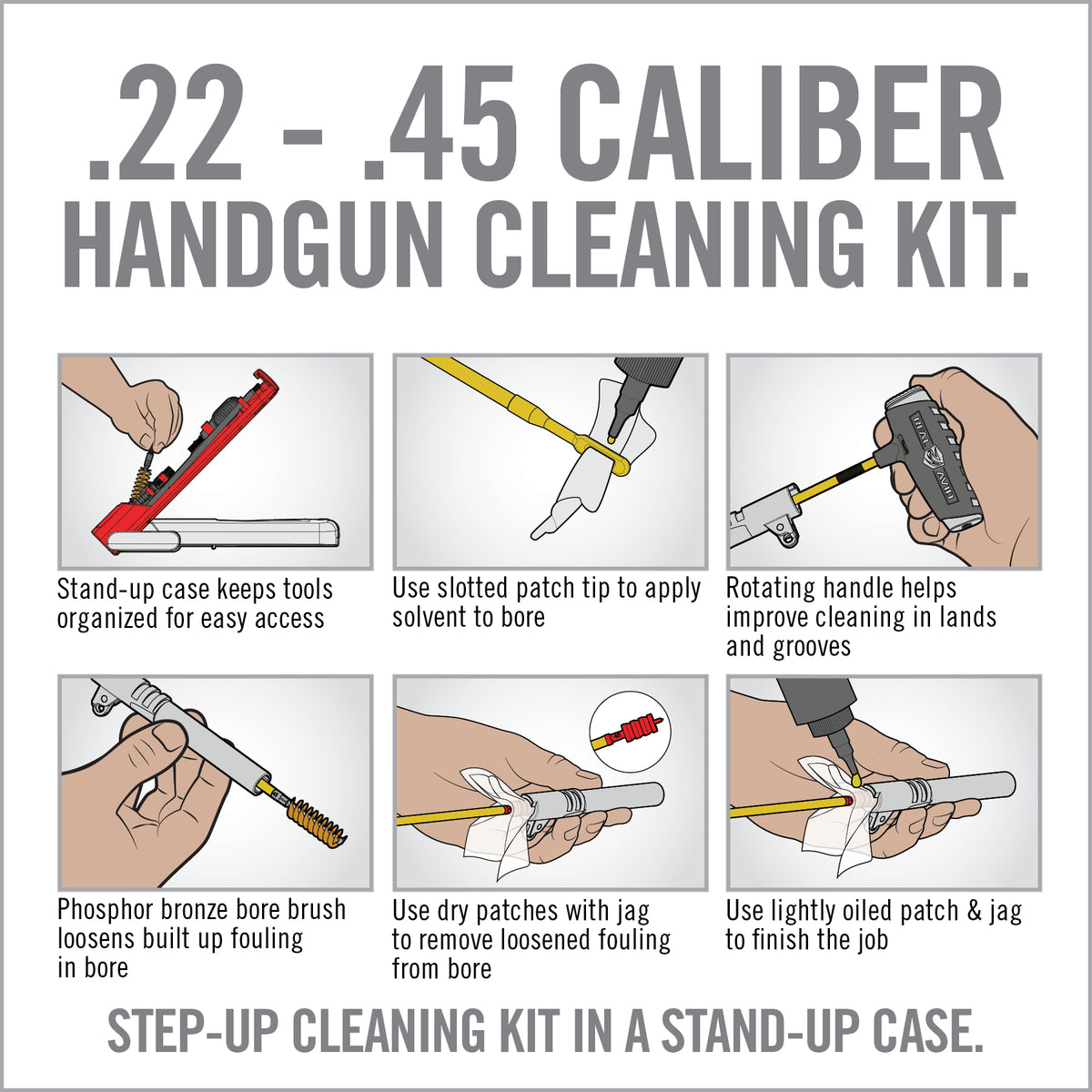 Gun Boss® Pro - Handgun Cleaning Pack