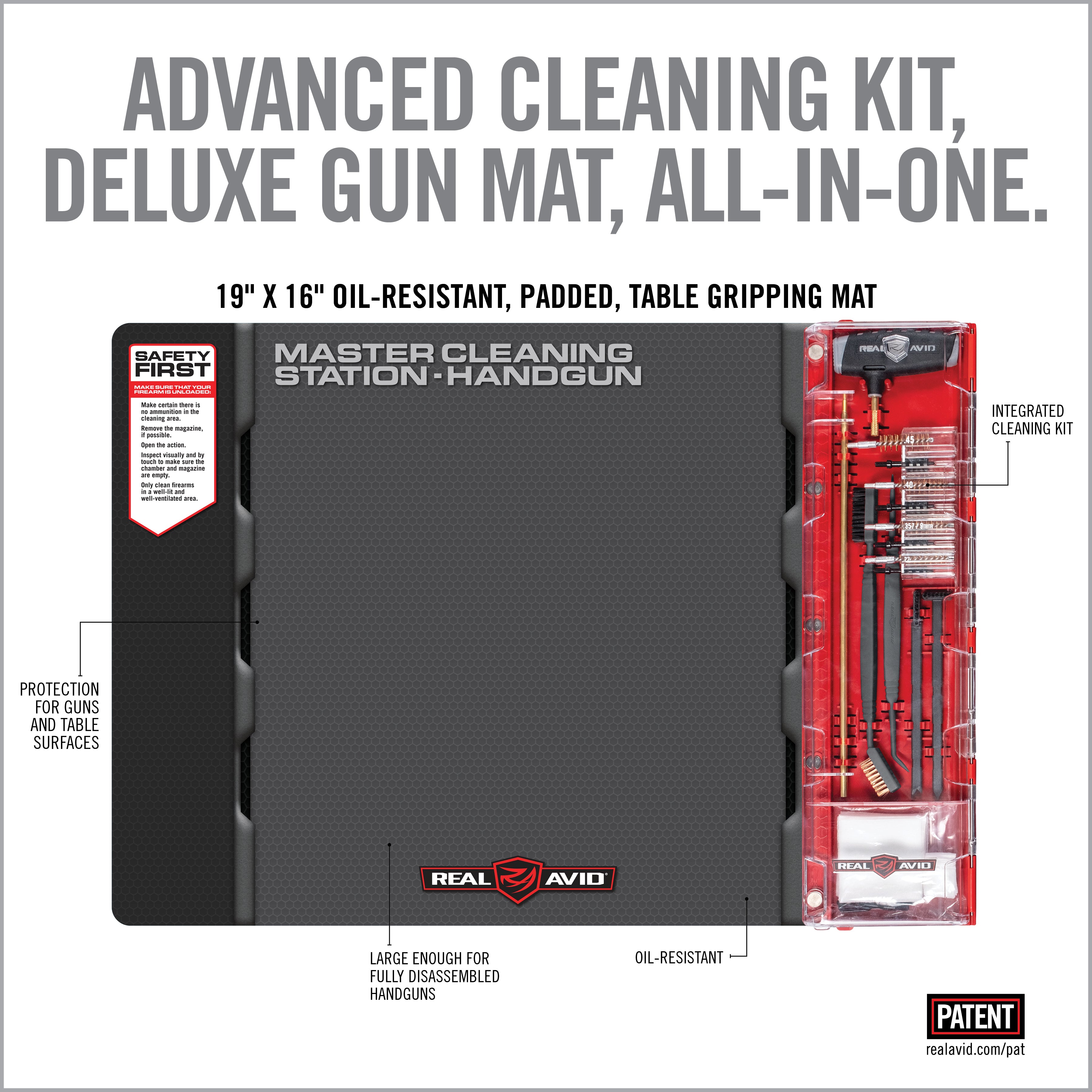 Master Cleaning Station Handgun Pack – Real Avid