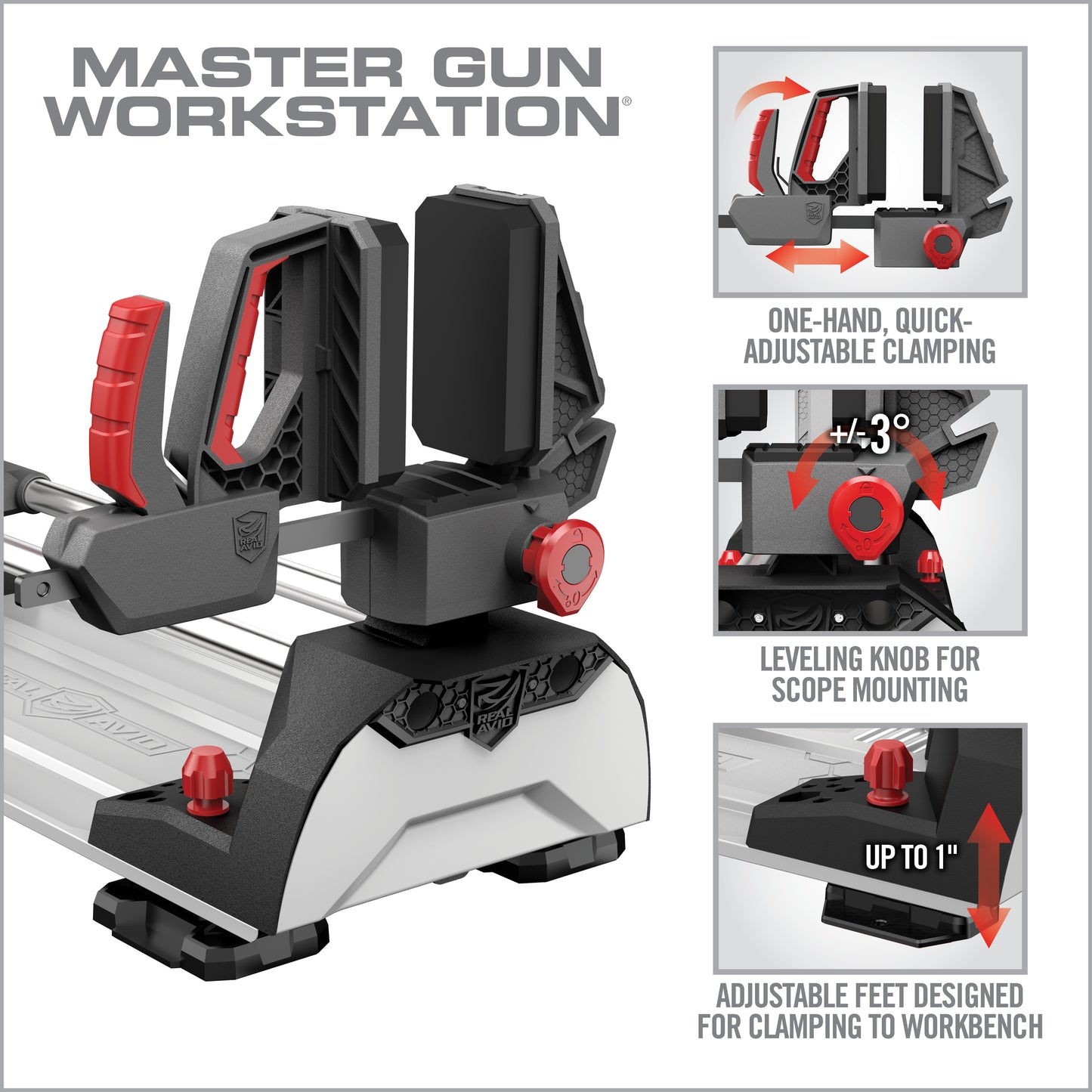 Master Gun Workstation® and Smart-Assist™ Quick-Connect System – Essential 3-Pack with Smart-Dock™ Combo