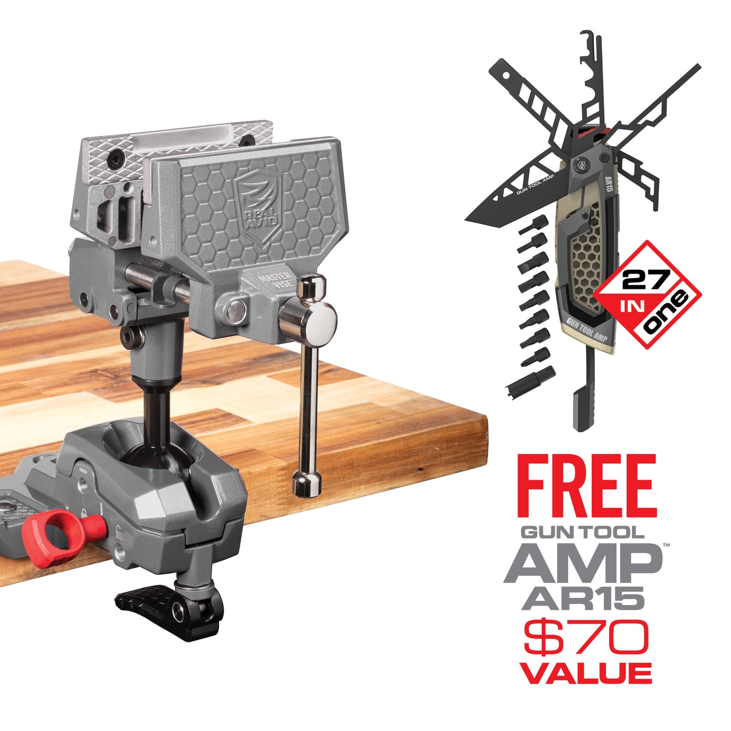 Master Gun Vise with Free Gun Tool Amp - AR15