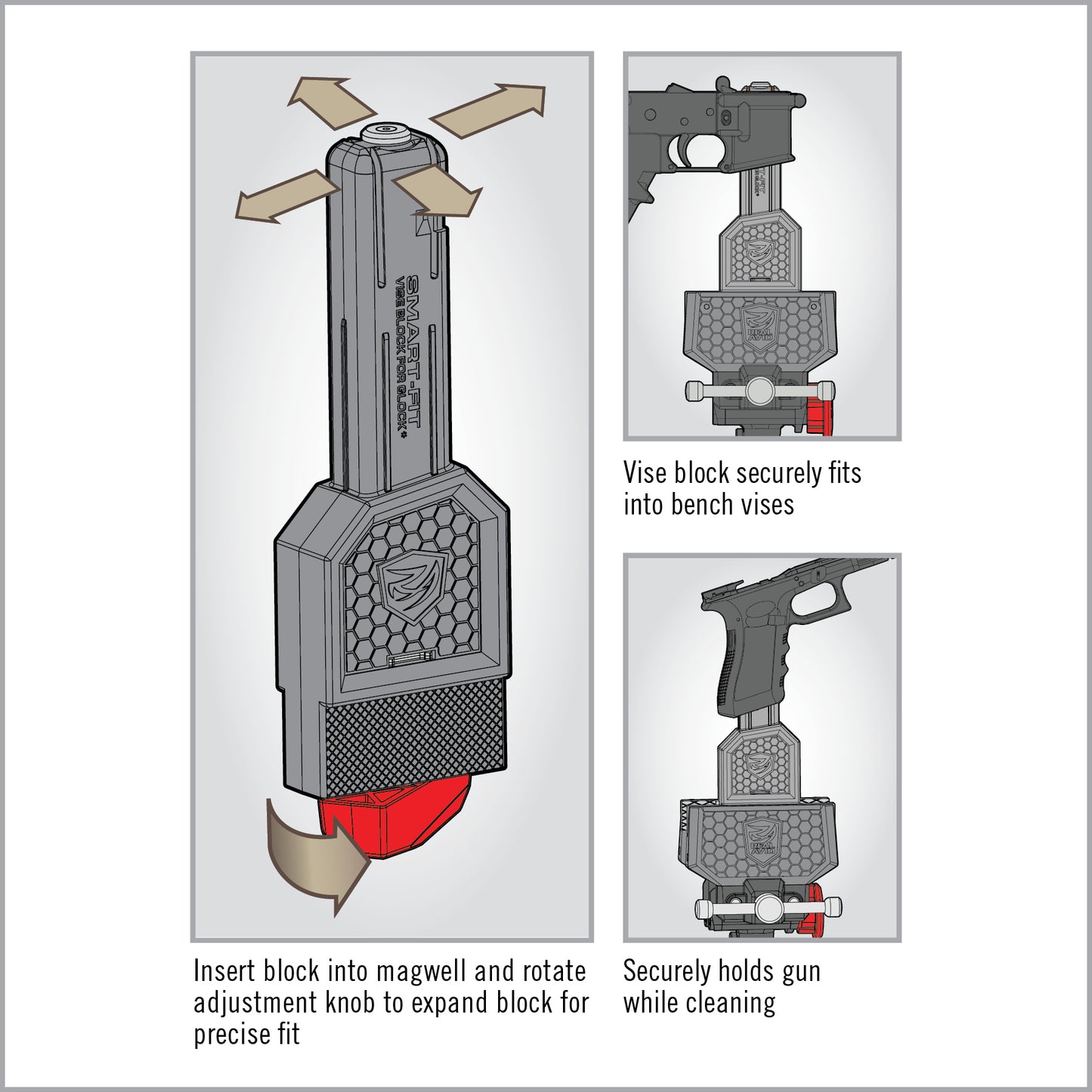 Smart-Fit® Vise Block for AR9*