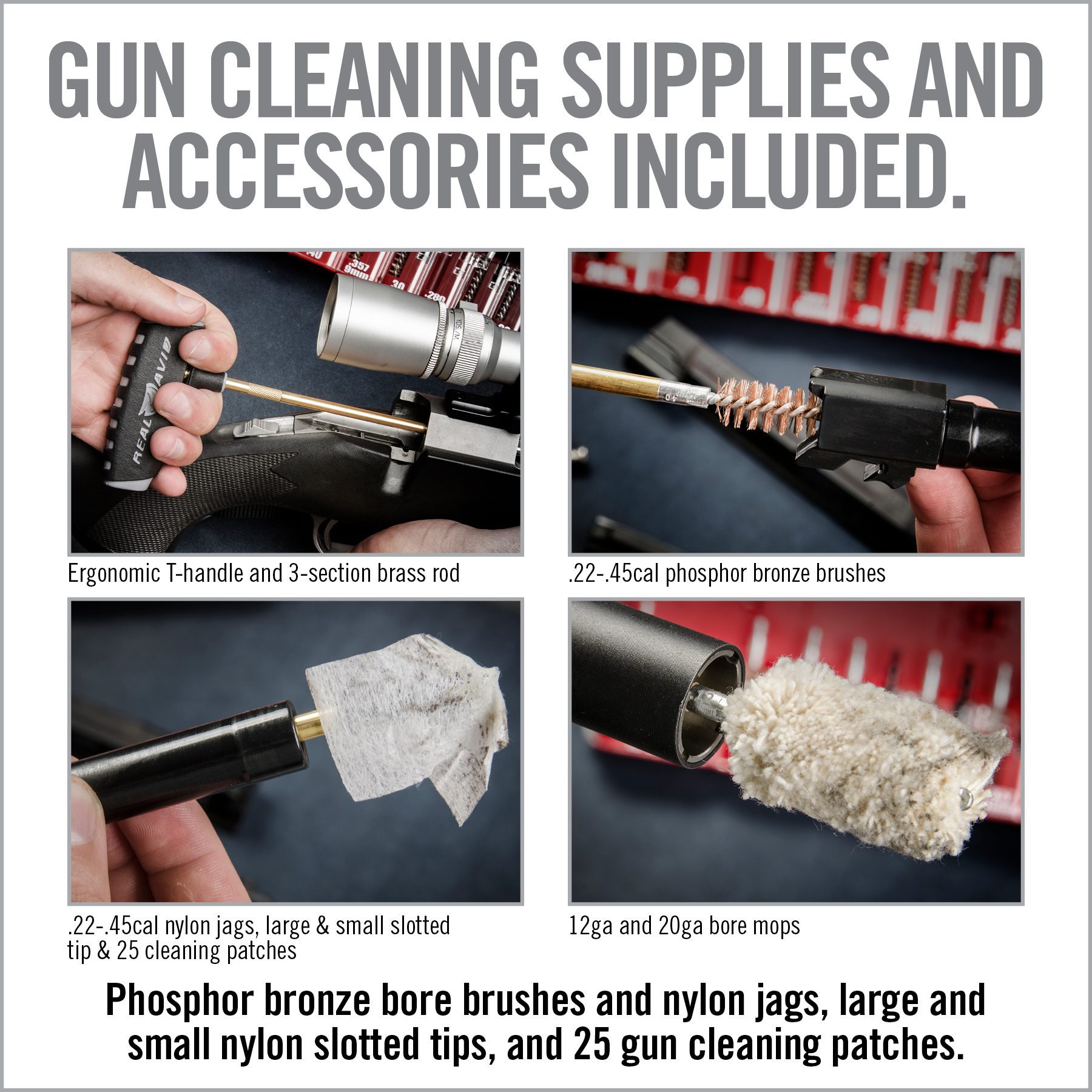 Gun Boss® Pro – Universal Cleaning Kit – REAL AVID®