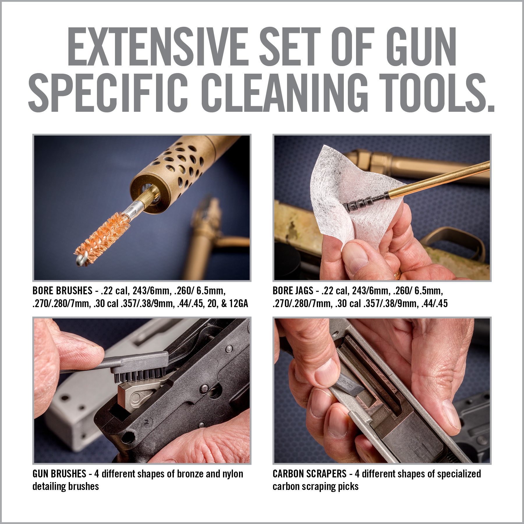 Deluxe Gun Brush Cleaning Kit