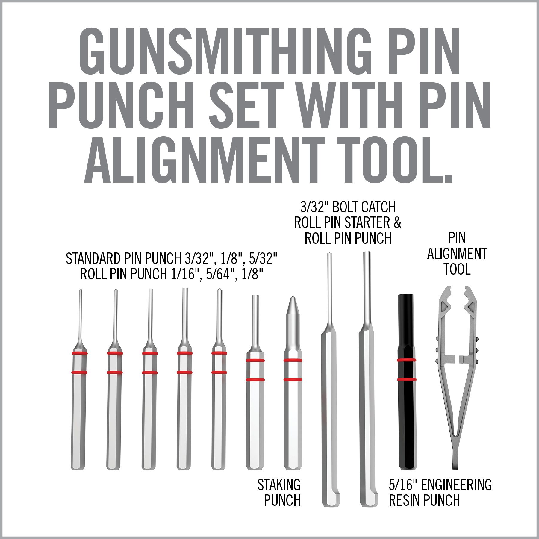 Pro Pin Punch 3/32 x 4 1/2 Length