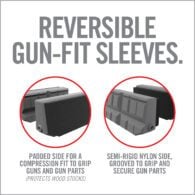 a poster with instructions for how to use the gun - fit sleeves